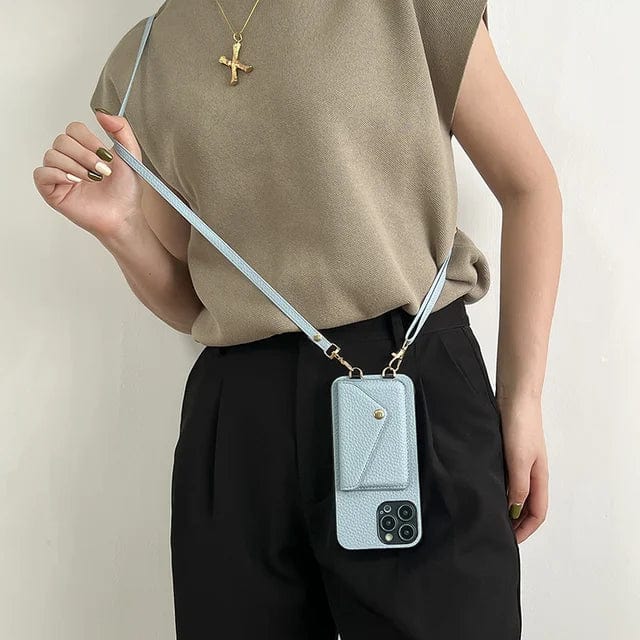 Emeja | Crossbody Telefoonhoesje met Kaartsleuf en Lanyard
