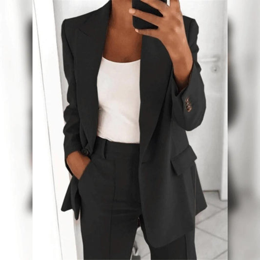 Emeja | Dames 2-delige Blazer Broek Pak Set