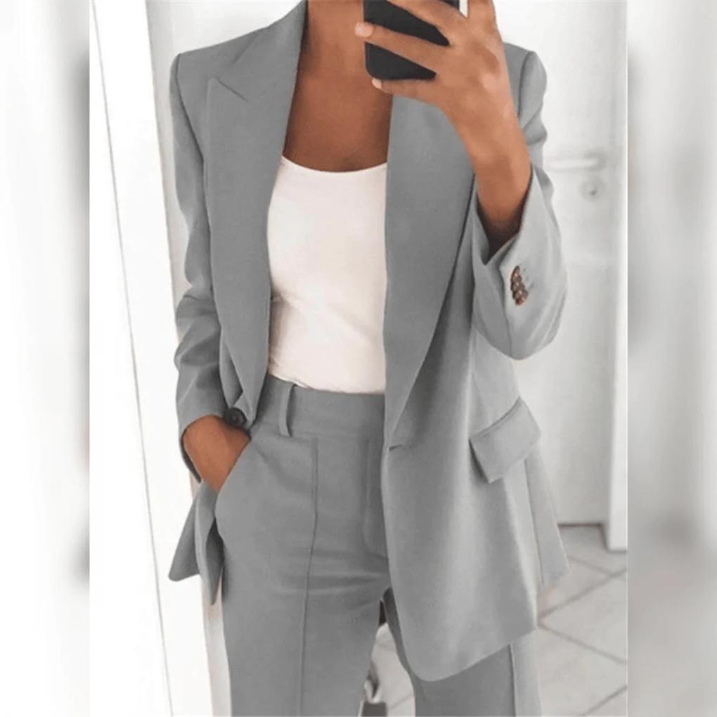 Emeja | Dames 2-delige Blazer Broek Pak Set
