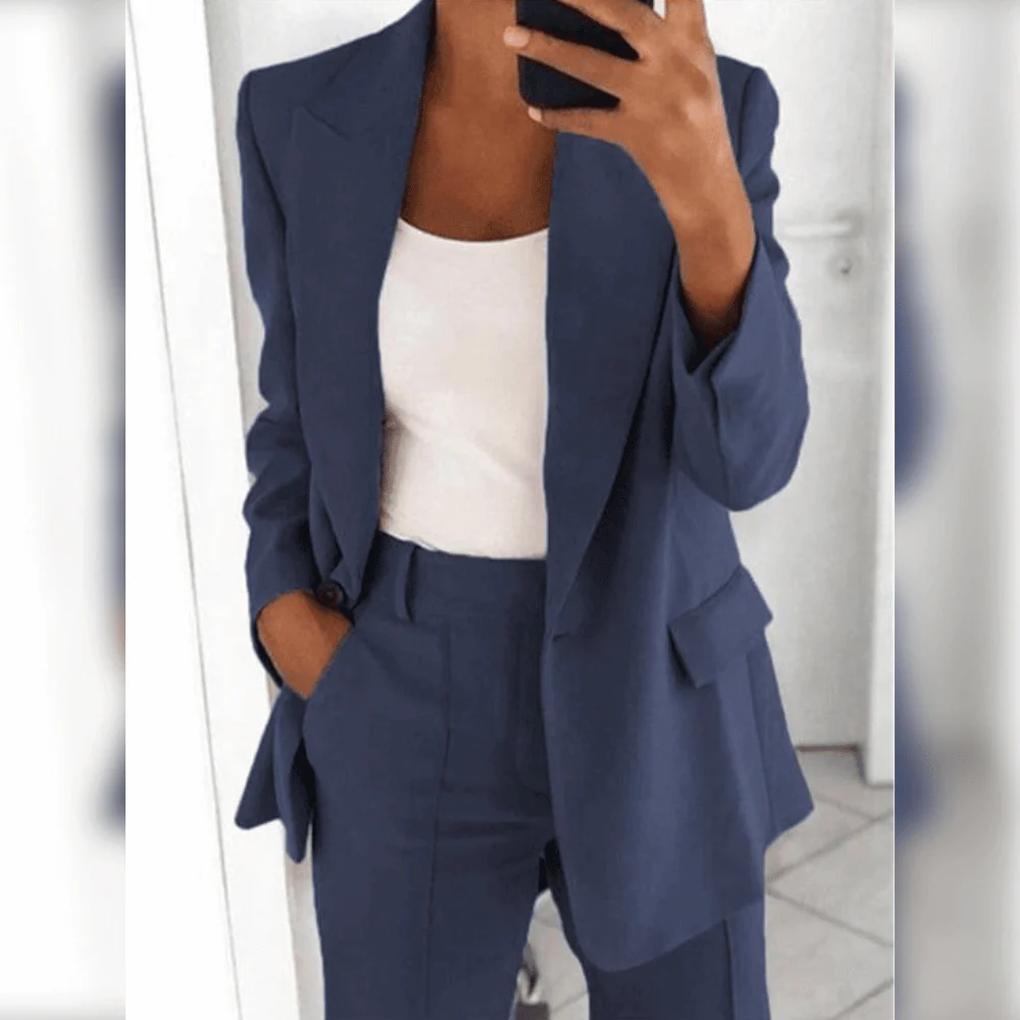 Emeja | Dames 2-delige Blazer Broek Pak Set