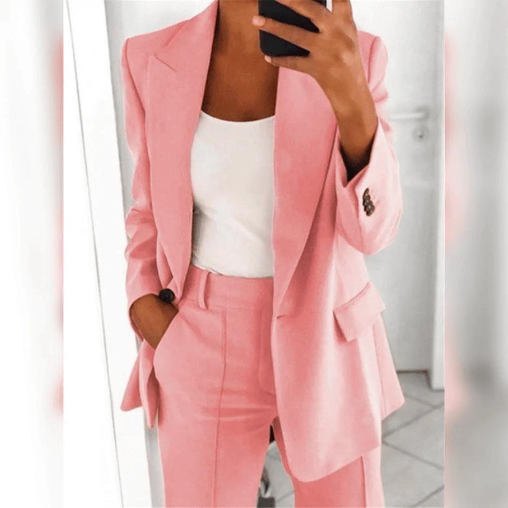 Emeja | Dames 2-delige Blazer Broek Pak Set