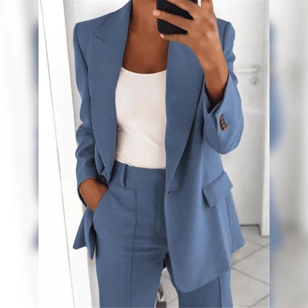 Emeja | Dames 2-delige Blazer Broek Pak Set