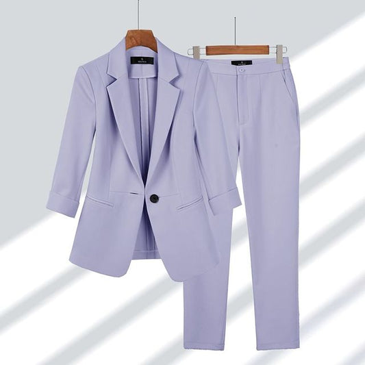 Emeja | Dames Blazer en Rechte Pantalon Set