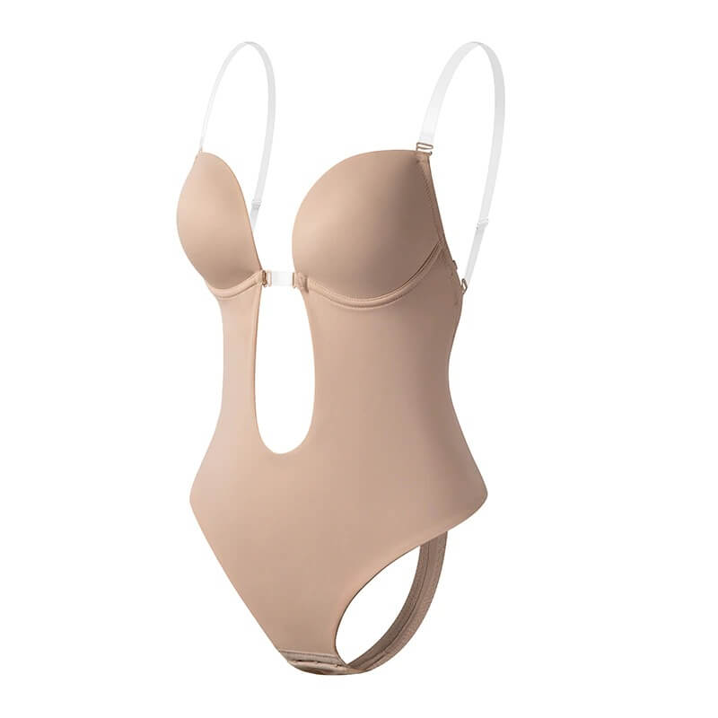 Emeja | Dames Diepe V Rugloze Bodysuit Shaper