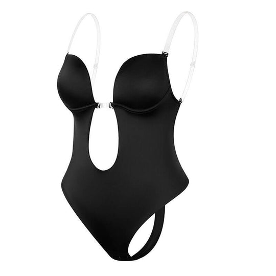 Emeja | Dames Diepe V Rugloze Bodysuit Shaper