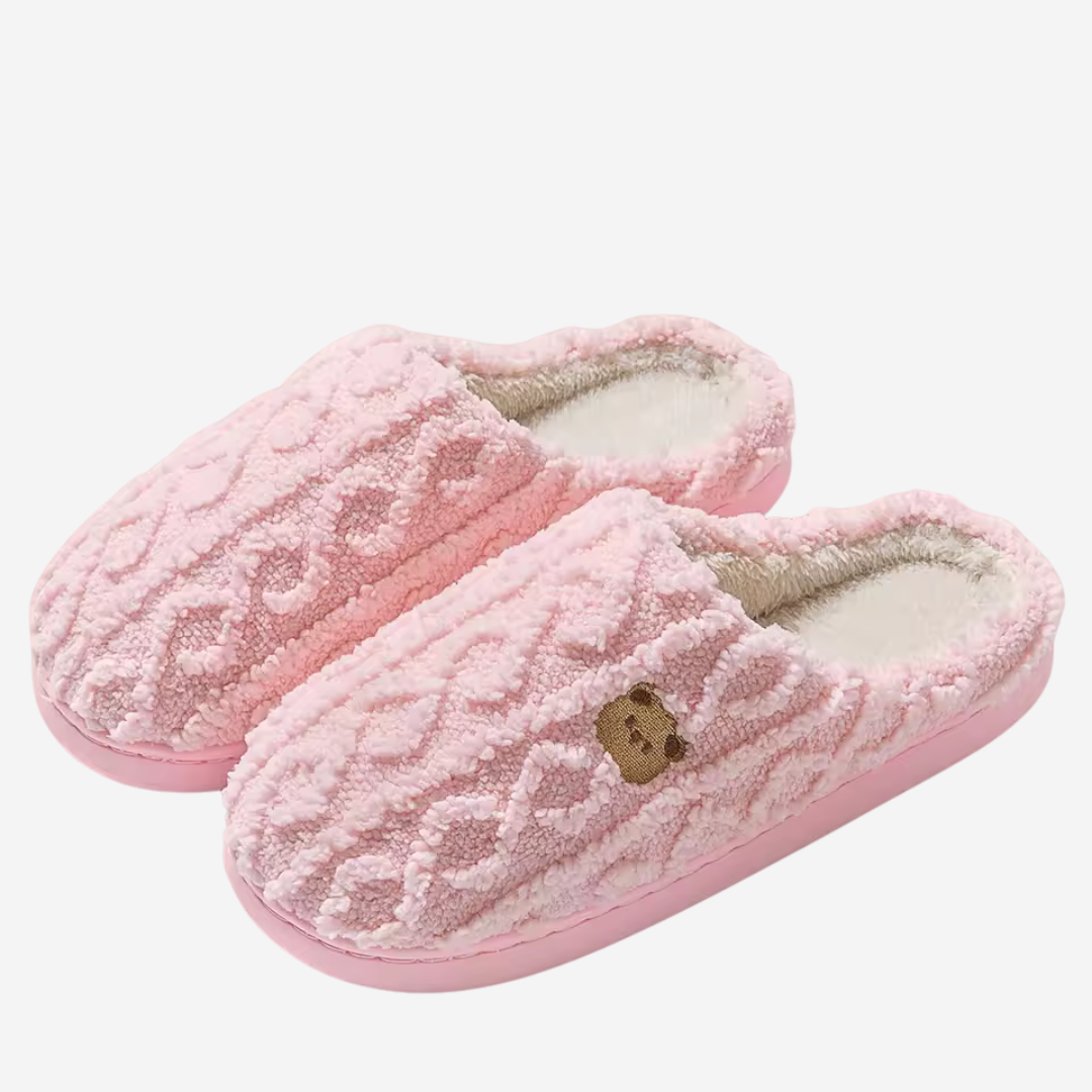 Emeja | Dames Gezellige Teddybeer Slippers