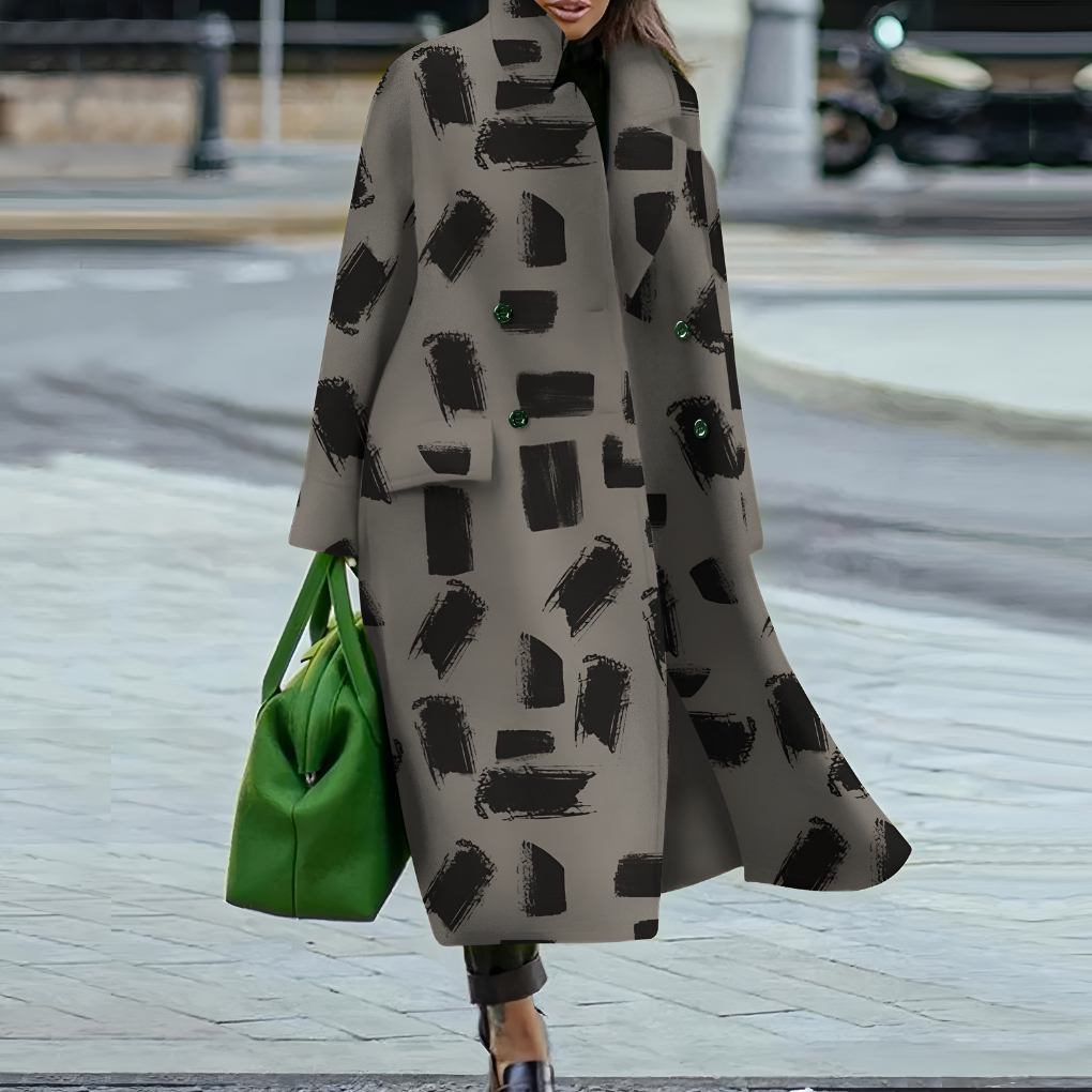 Emeja | Dames Lange Knop-Up Trenchcoat