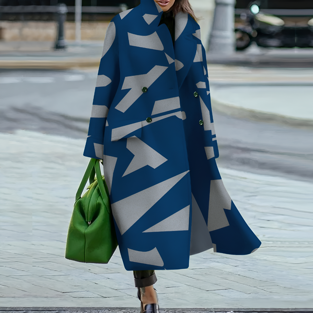 Emeja | Dames Lange Knop-Up Trenchcoat