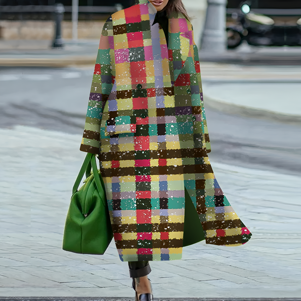 Emeja | Dames Lange Knop-Up Trenchcoat