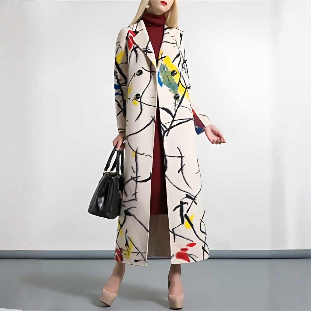 Emeja | Dames Lange Knop-Up Trenchcoat