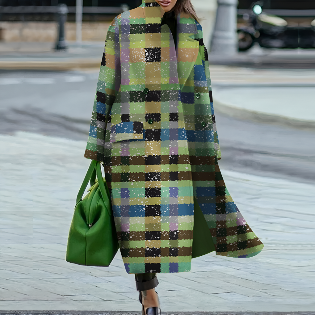 Emeja | Dames Lange Knop-Up Trenchcoat