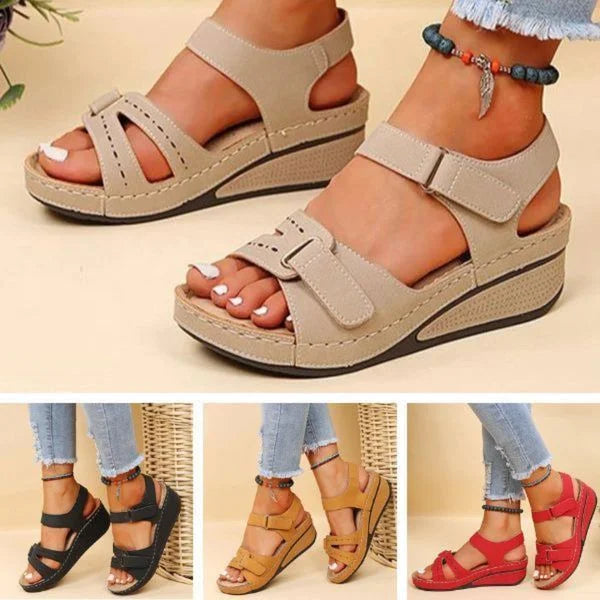 Emeja | Dames Orthopedische Sandalen met Verstelbare Bandjes