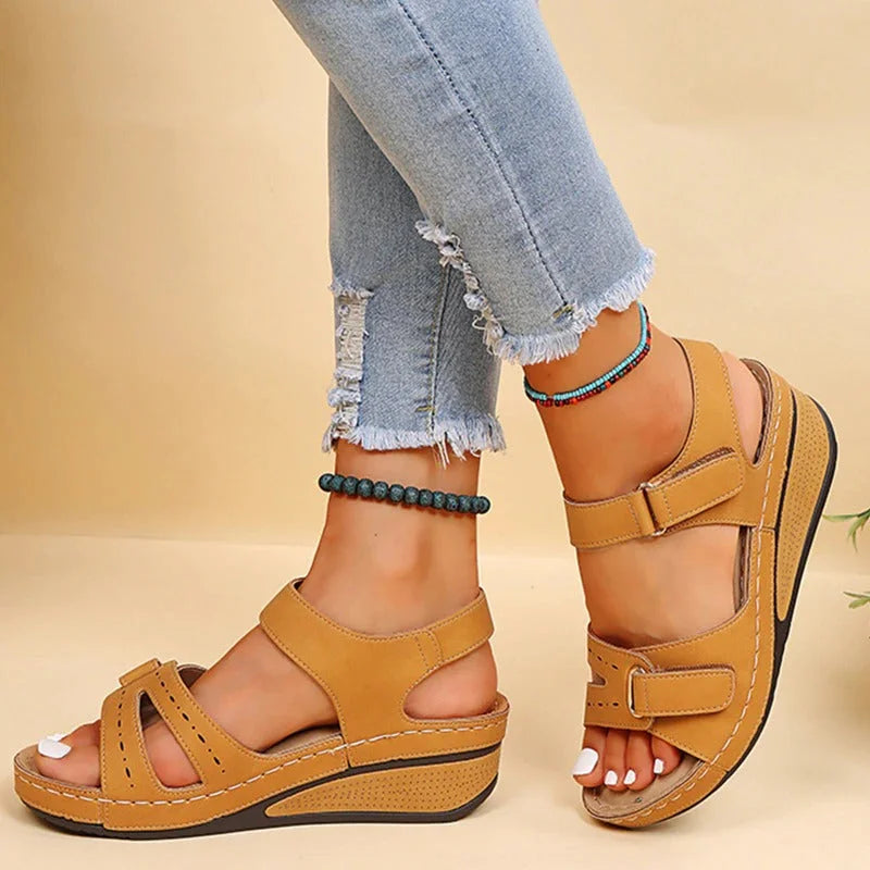 Emeja | Dames Orthopedische Sandalen met Verstelbare Bandjes