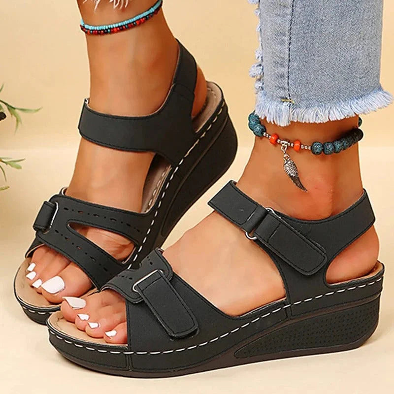 Emeja | Dames Orthopedische Sandalen met Verstelbare Bandjes