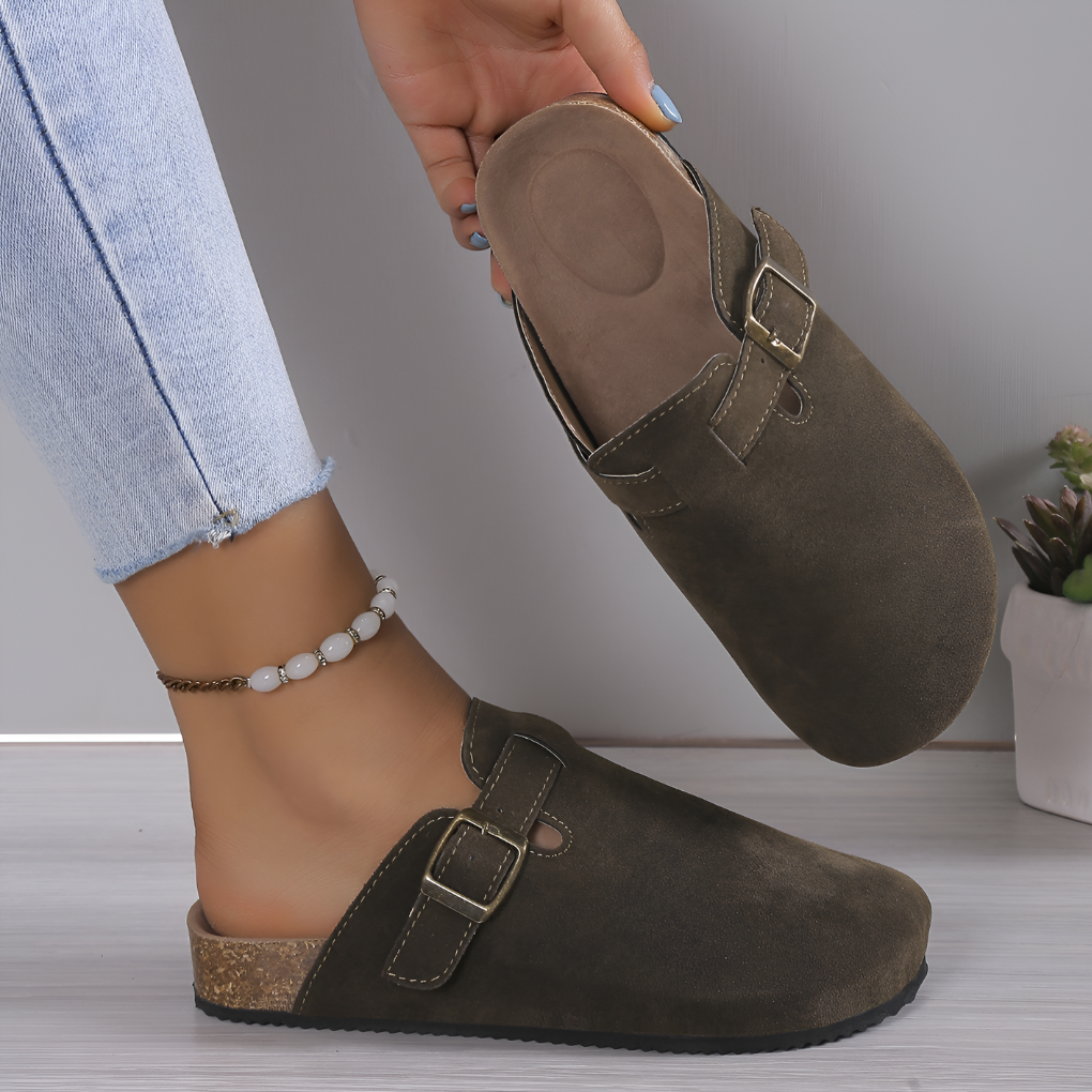 Emeja | Dames Orthopedische Slippers met Gesp