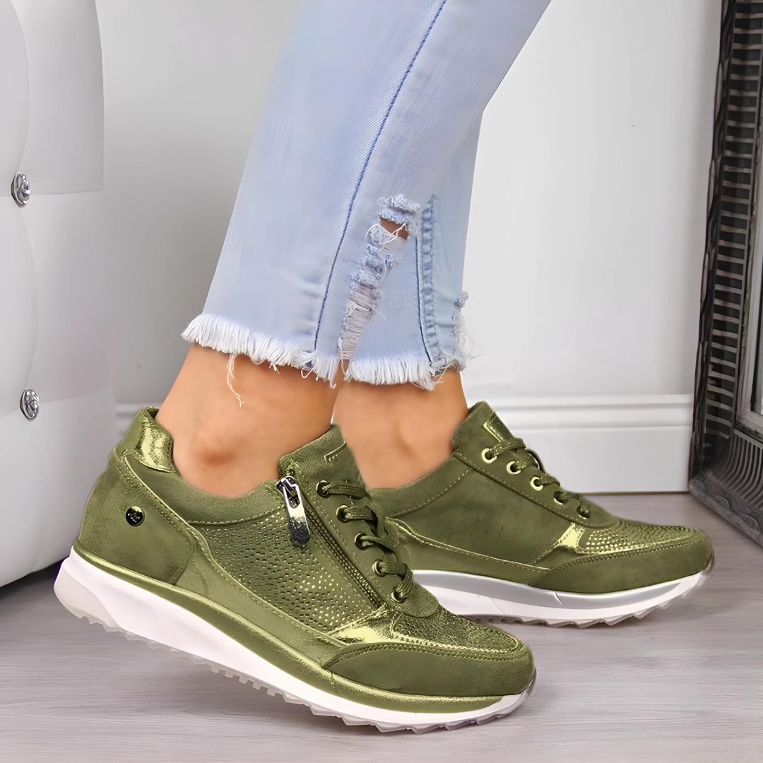Emeja | Dames Orthopedische Sneakers met Verborgen Hak