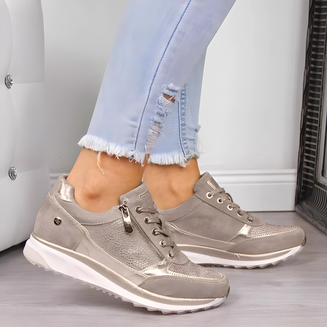 Emeja | Dames Orthopedische Sneakers met Verborgen Hak