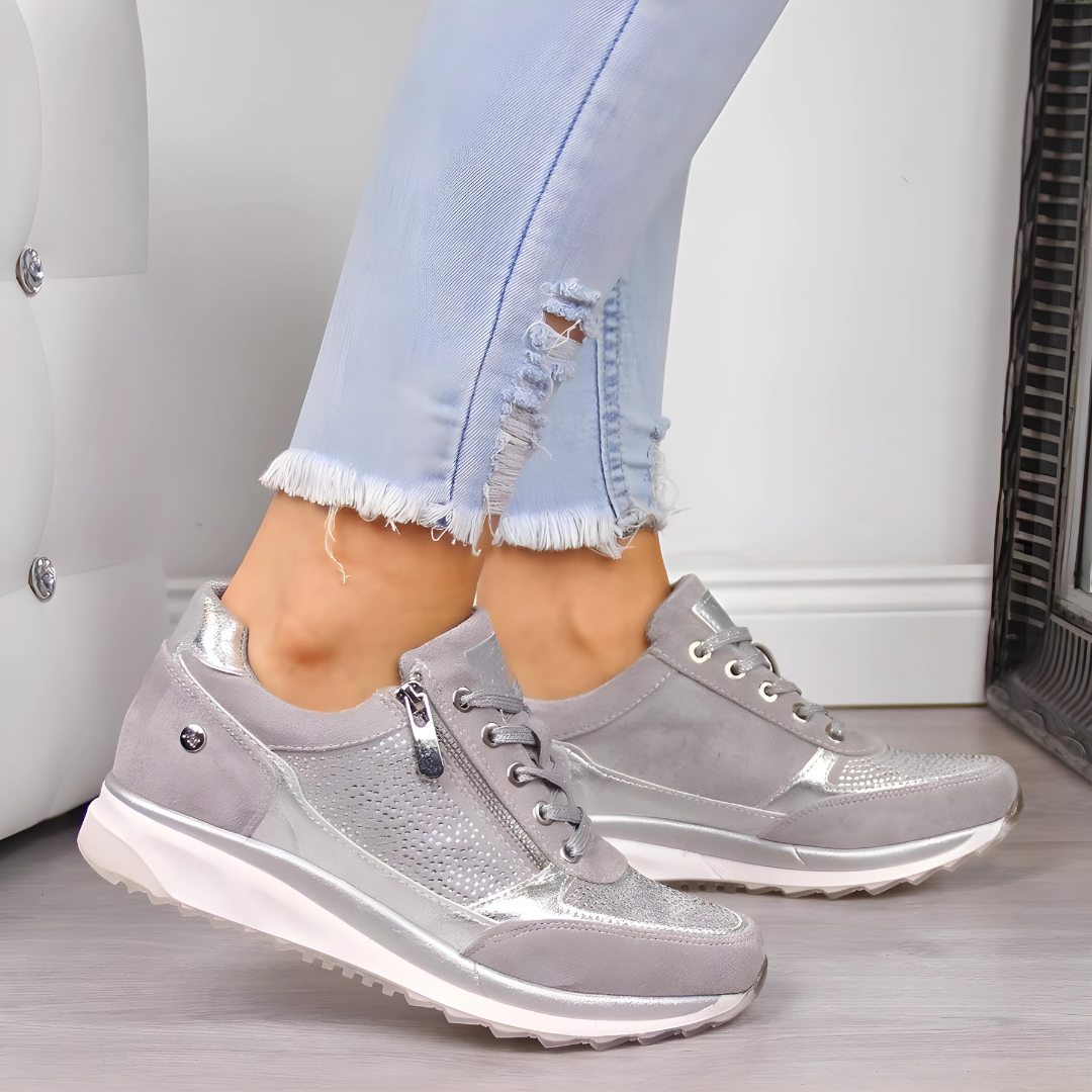Emeja | Dames Orthopedische Sneakers met Verborgen Hak
