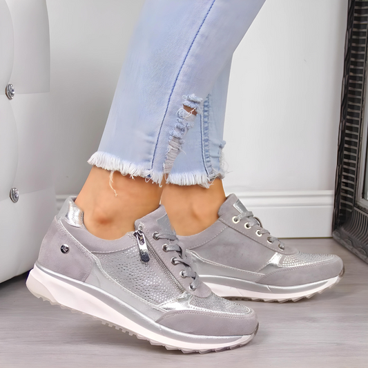 Emeja | Dames Orthopedische Sneakers met Verborgen Hak