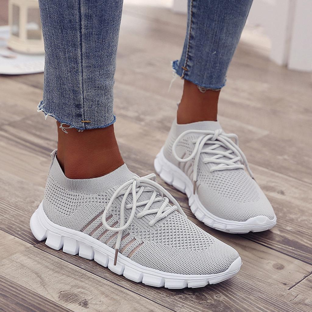 Emeja | Dames Orthopedische Sneakers met Vetersluiting