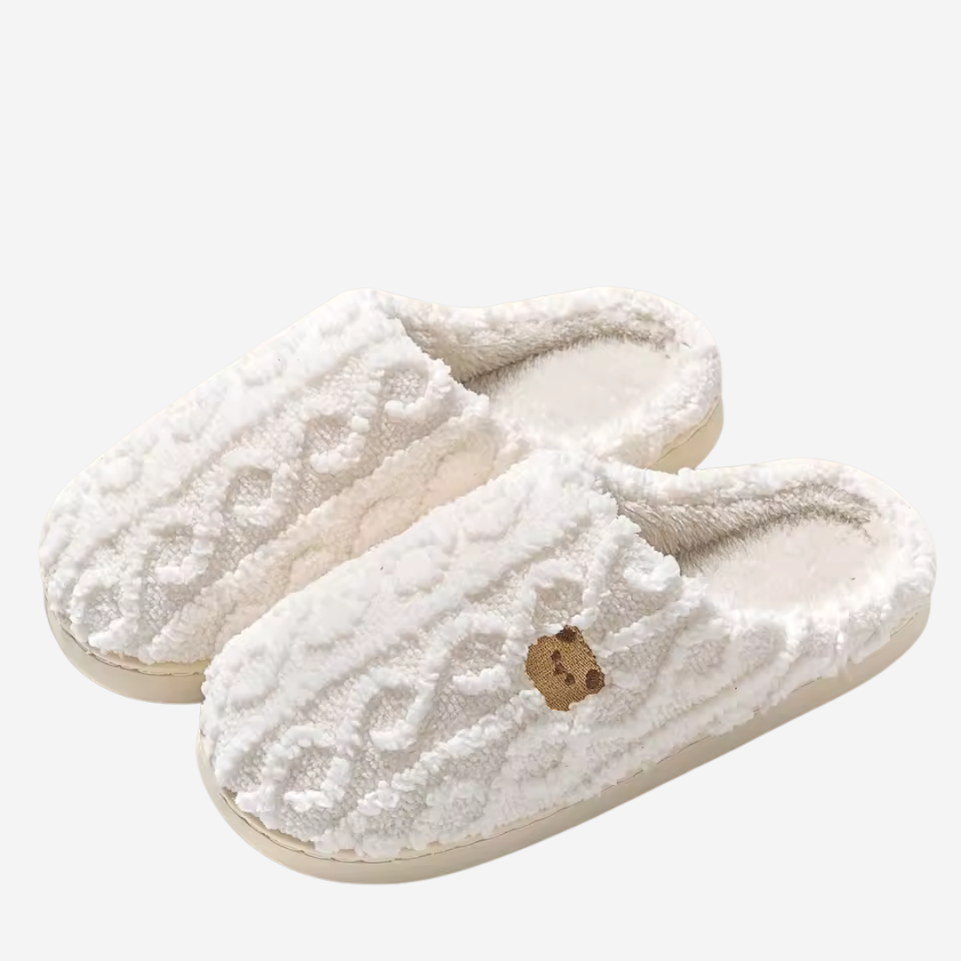 Emeja | Dames Pluche Teddybeer Slippers