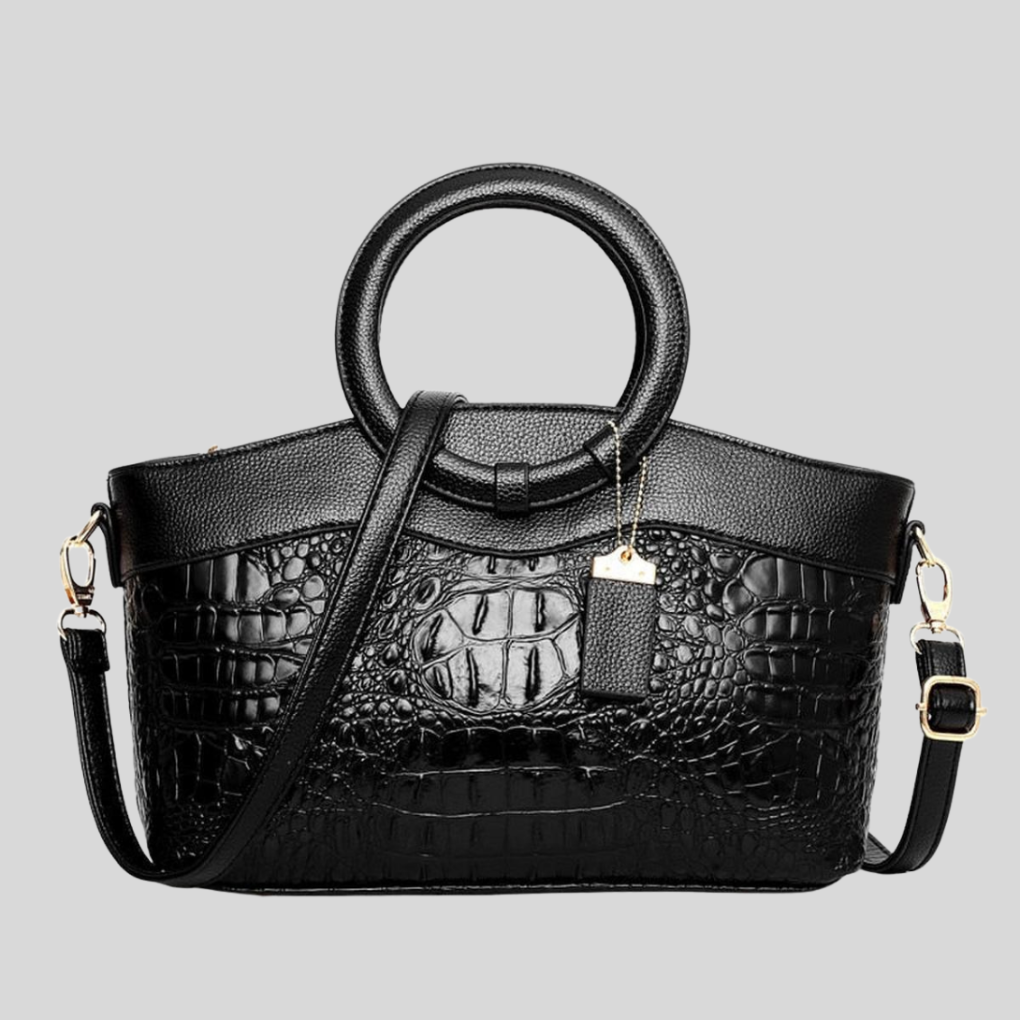 Emeja | Dames Schoudertas met Krokodillenembossing