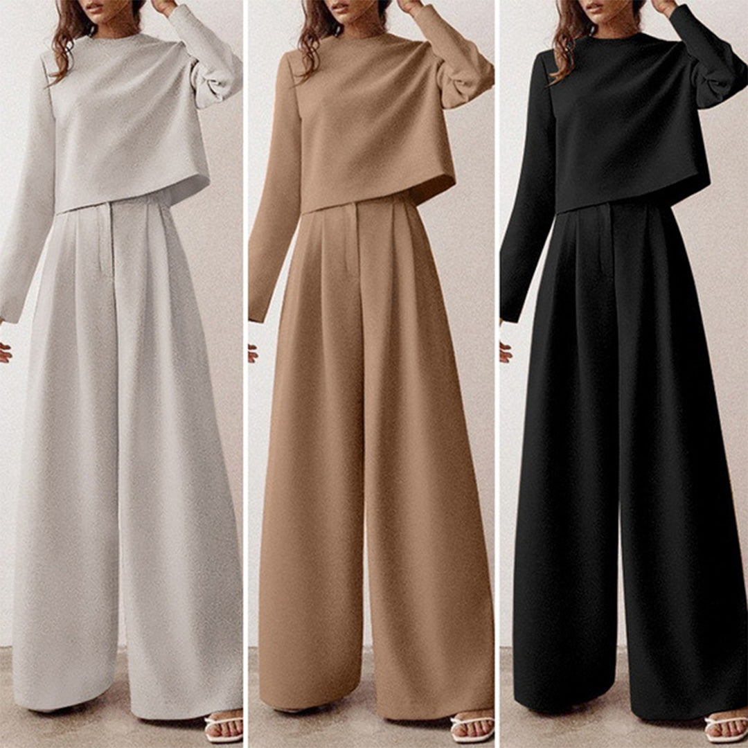 Emeja | Dames Twee-delige Palazzo Broek Set