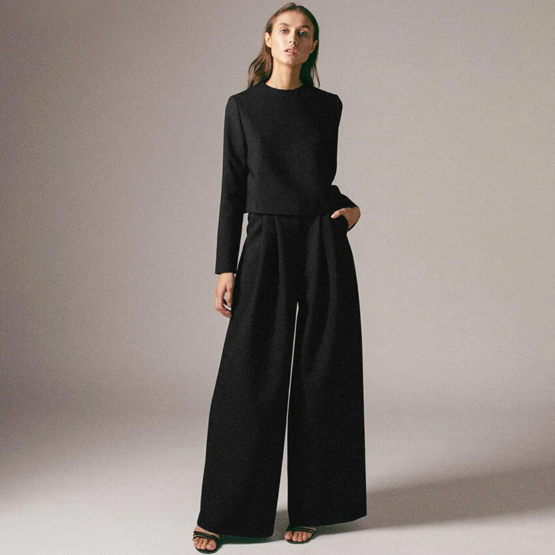 Emeja | Dames Twee-delige Palazzo Broek Set