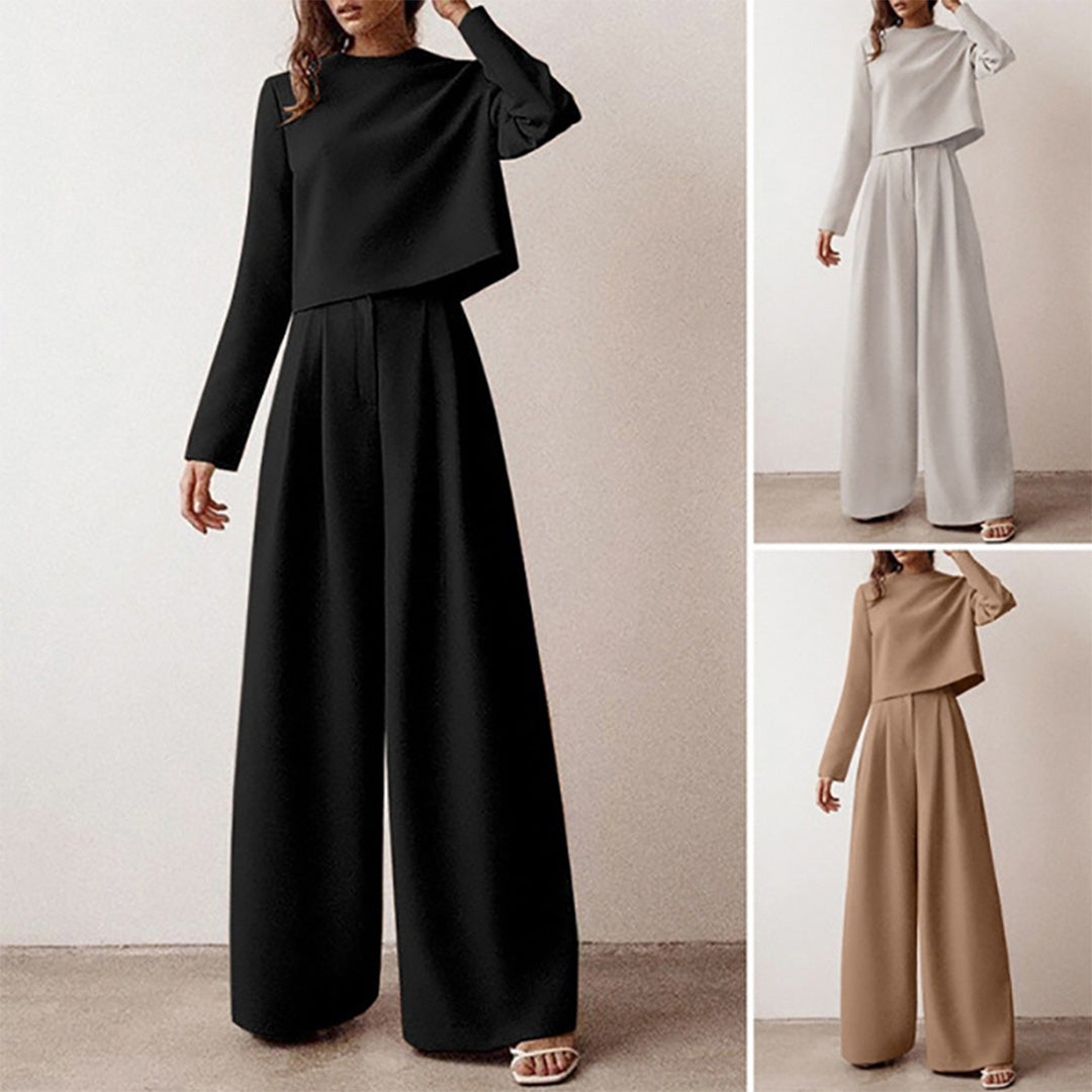 Emeja | Dames Twee-delige Palazzo Broek Set