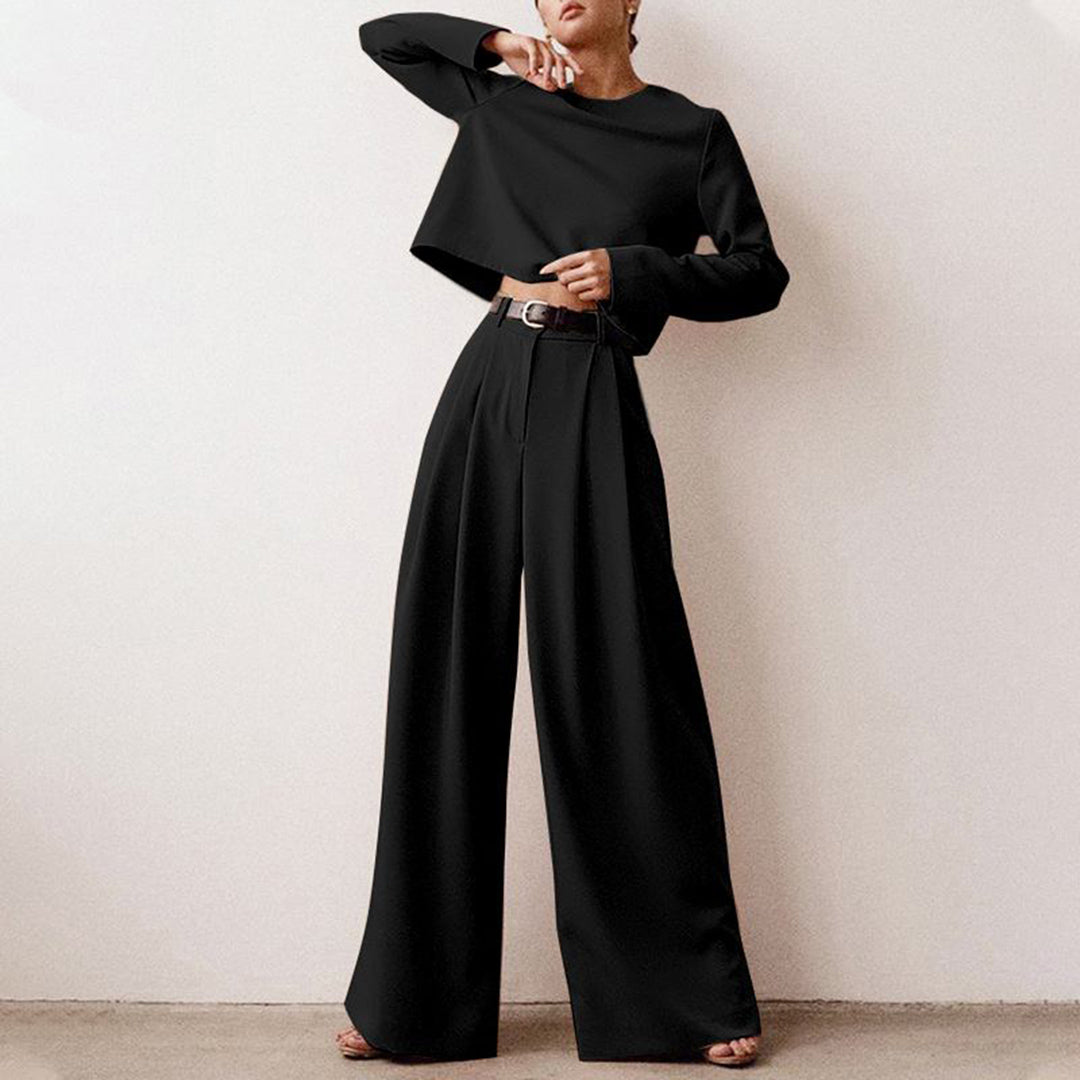 Emeja | Dames Twee-delige Palazzo Broek Set