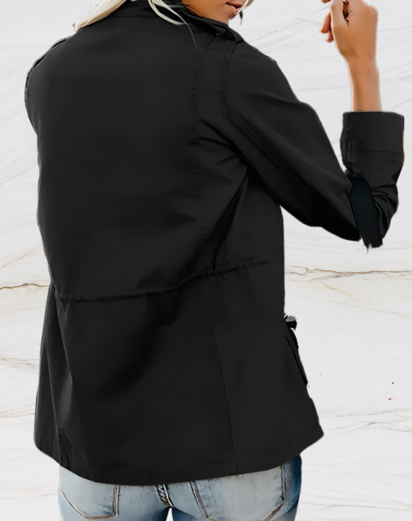 Emeja | Dames Utility Jacket met Meerdere Zakjes