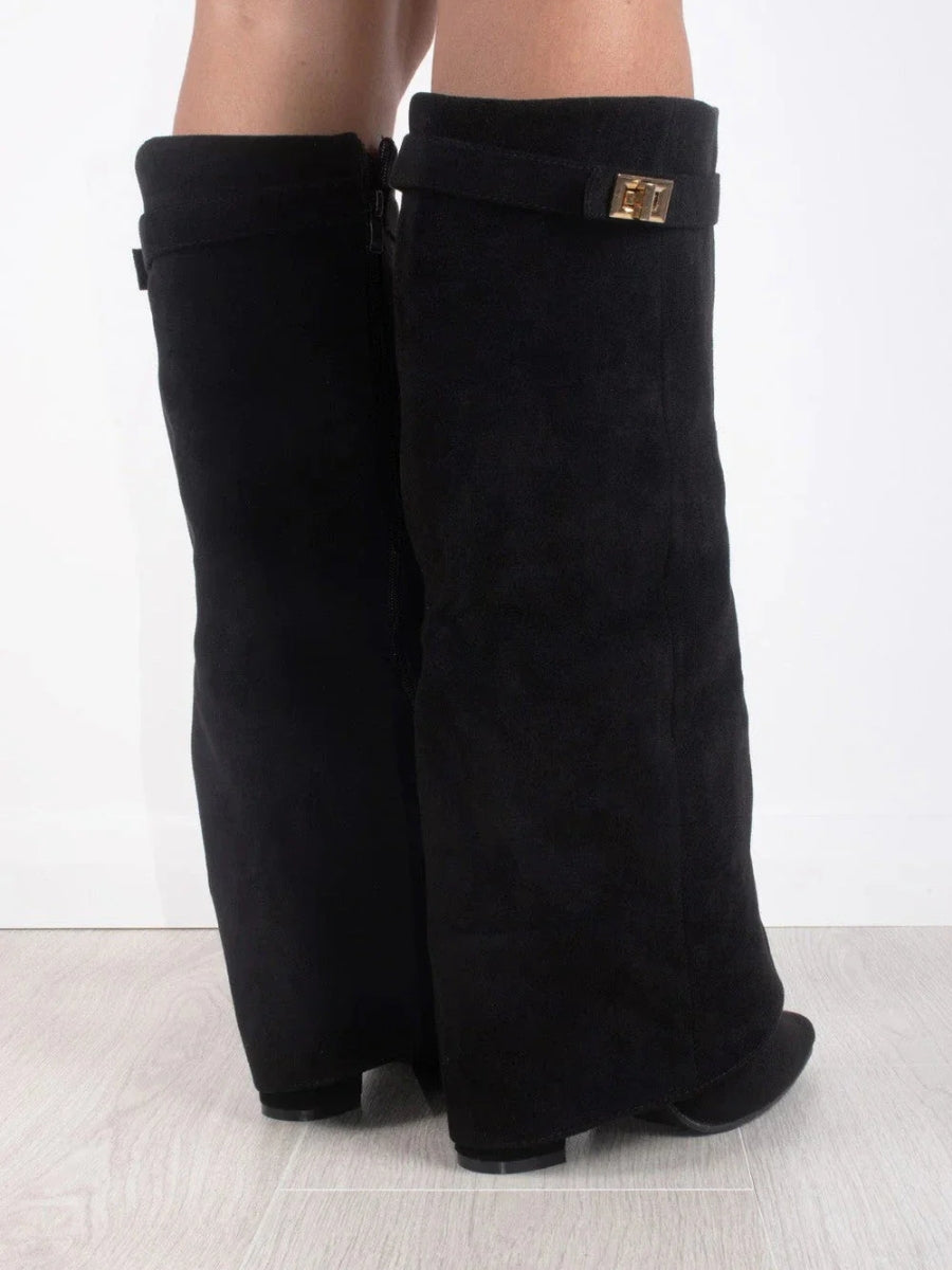 Emeja | Dameschoenen in Leer met Metalen Details | Dagelijks