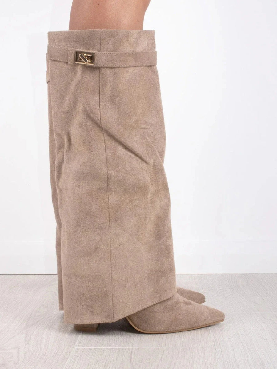 Emeja | Dameschoenen in Leer met Metalen Details | Dagelijks