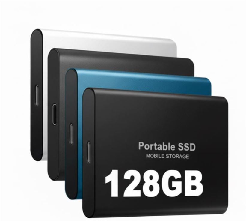 Emeja | DataSprint Externe SSD 128GB – Snelle USB-C opslag tot 1050 MB/s
