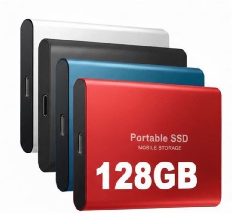 Emeja | DataSprint Externe SSD 128GB – Snelle USB-C opslag tot 1050 MB/s