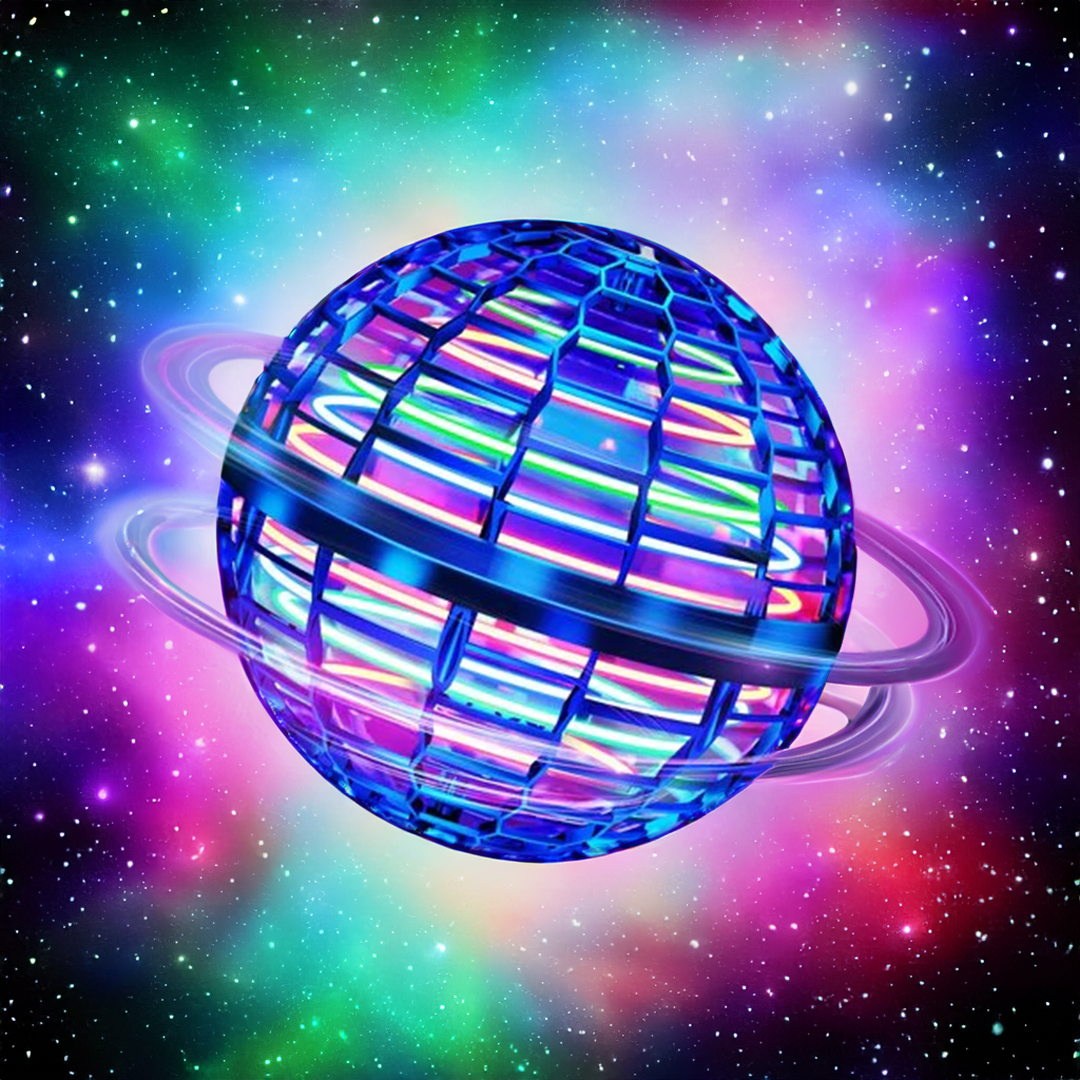 Emeja | De Originele Vliegende Orb Bal | Aerodynamische Vliegende Spinner met LED-effecten | 360° Rotatie & Boomerangfunctie | Schokbestendige Behuizing & Snelle USB-oplaadfunctie