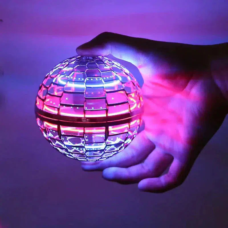 Emeja | De Originele Vliegende Orb Bal | Aerodynamische Vliegende Spinner met LED-effecten | 360° Rotatie & Boomerangfunctie | Schokbestendige Behuizing & Snelle USB-oplaadfunctie