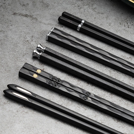 Emeja | DineLux – Luxe Chopstick Set met Verfijnde Ontwerpen (5 Pairs)