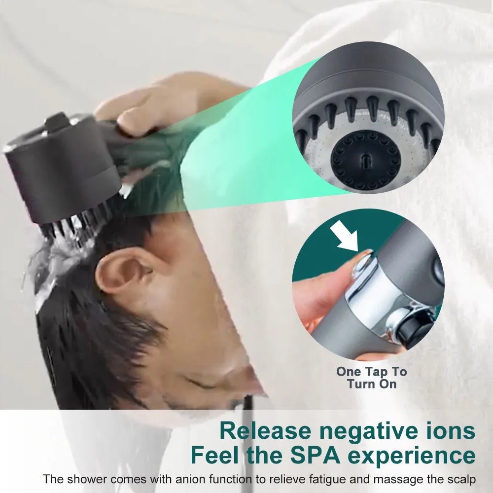 Emeja | Douchesproeier – PowerSpray – verhoogde druk – Spa-ervaring