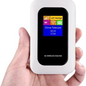 Emeja | Draagbare 5G Wi-Fi Router | Veilige, Hoge Snelheid Verbinding voor Reizen en Thuisgebruik