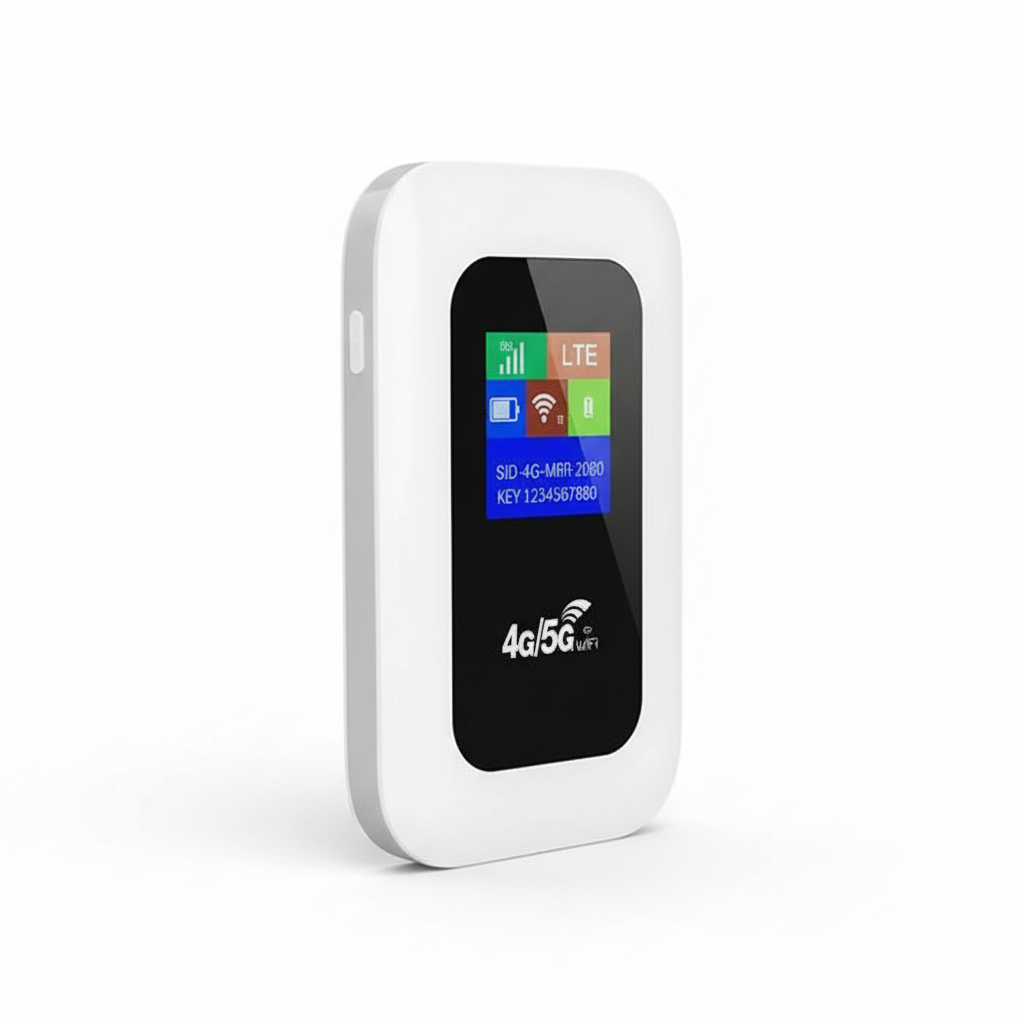 Emeja | Draagbare 5G Wi-Fi Router | Veilige, Hoge Snelheid Verbinding voor Reizen & Thuisgebruik