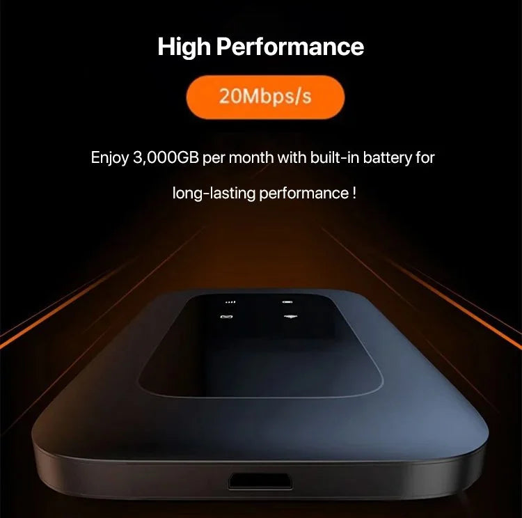 Emeja | Draagbare 5G WiFi Router – Hoogwaardige Mobiele Draadloze Internet Hotspot