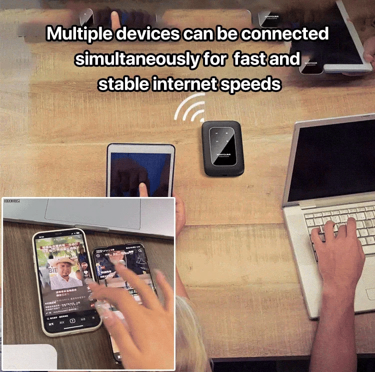 Emeja | Draagbare 5G WiFi Router – Hoogwaardige Mobiele Draadloze Internet Hotspot
