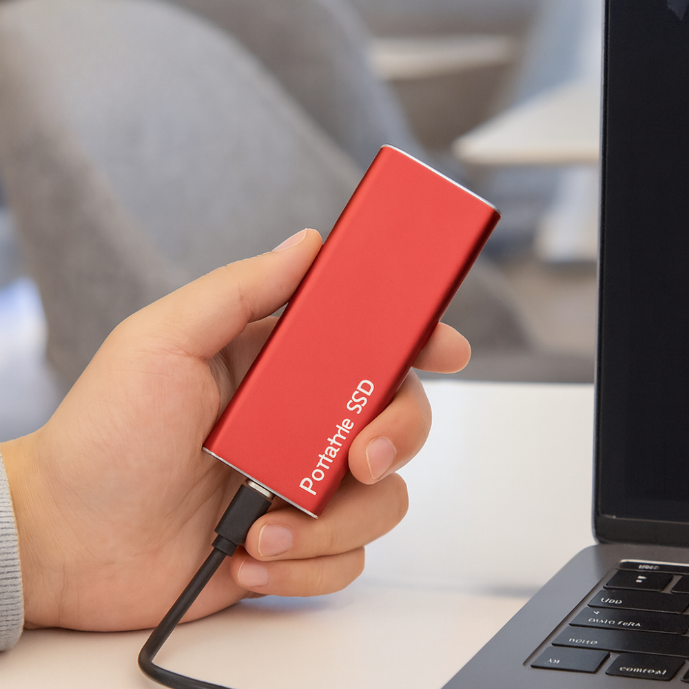 Emeja | Draagbare Externe SSD High-Speed Aluminium Opslagdrive