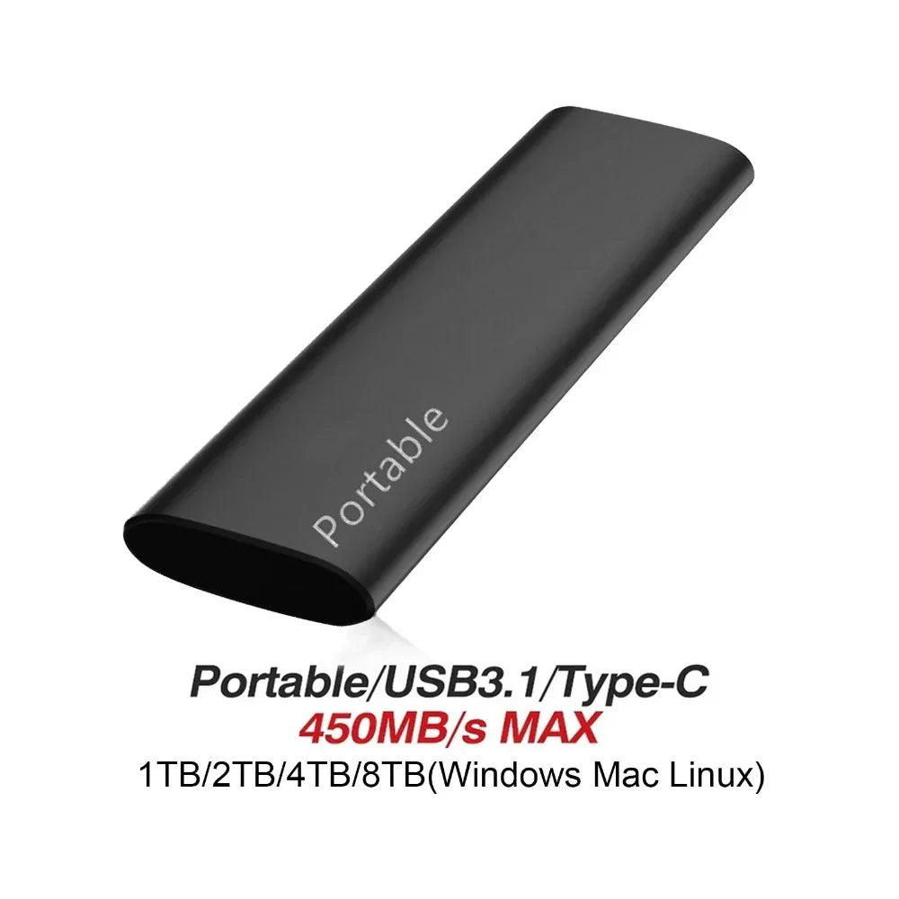 Emeja | Draagbare Externe SSD High-Speed Aluminium Opslagdrive