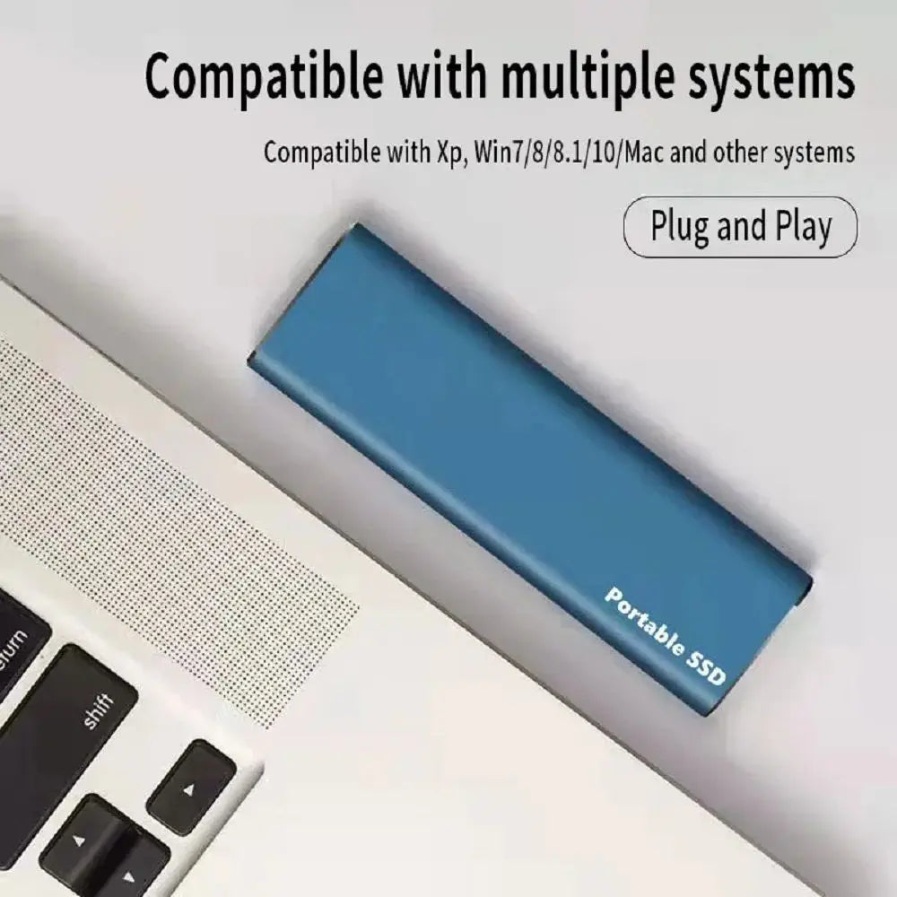 Emeja | Draagbare Externe SSD High-Speed Aluminium Opslagdrive