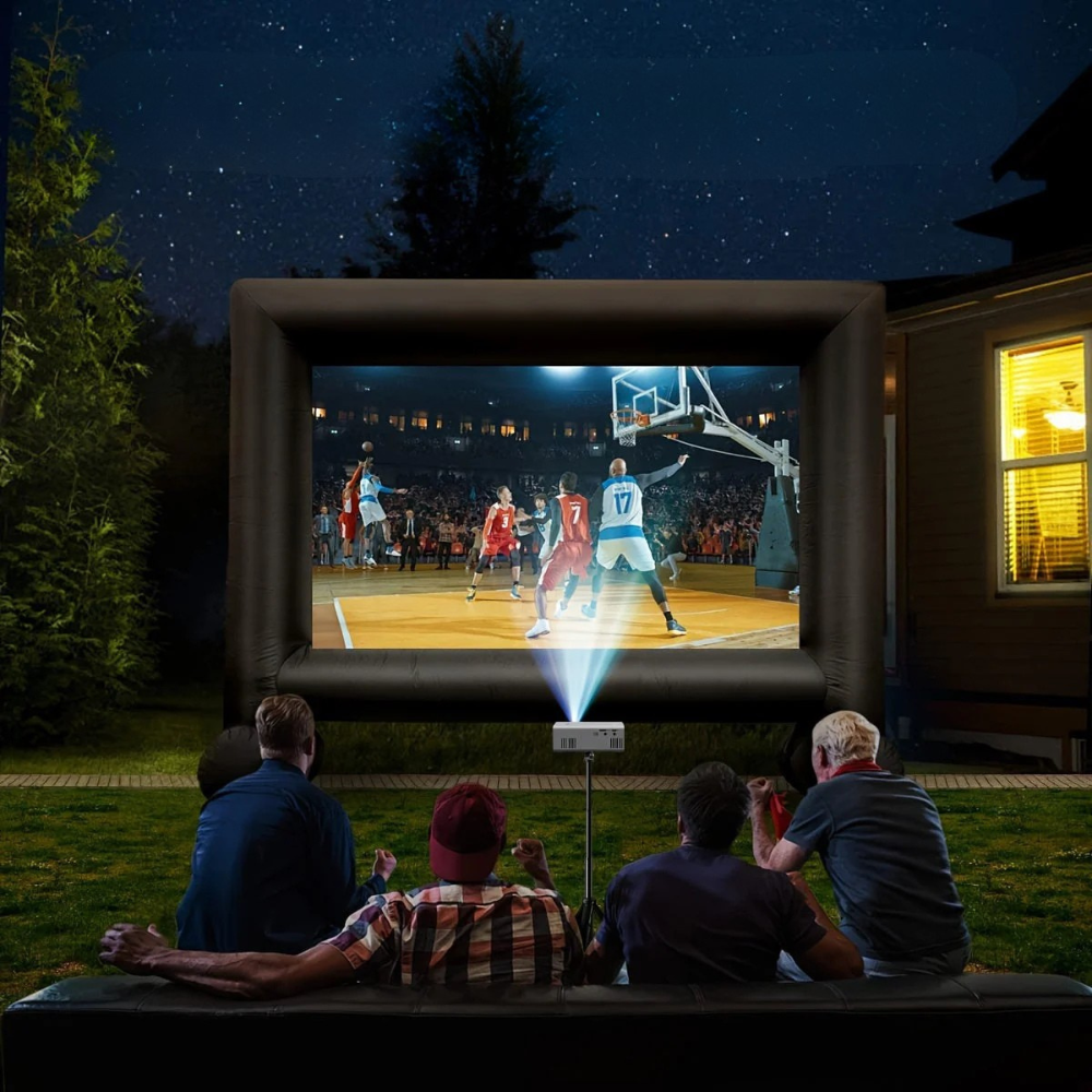 Emeja | Draagbare Mini HD LED Projector Thuisbioscoop Buiten 3000 Lumen