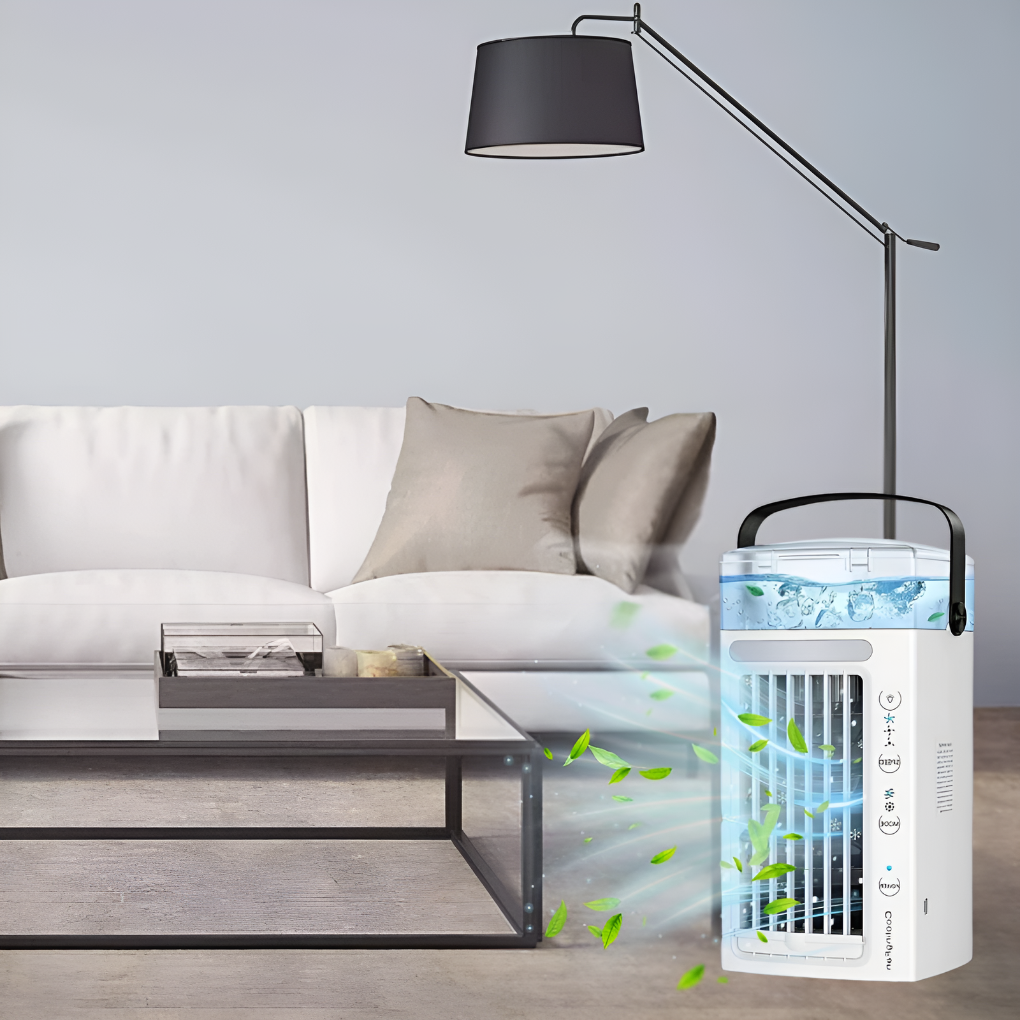 Emeja | Draagbare Mini Luchtkoeler Ventilator met Handvat