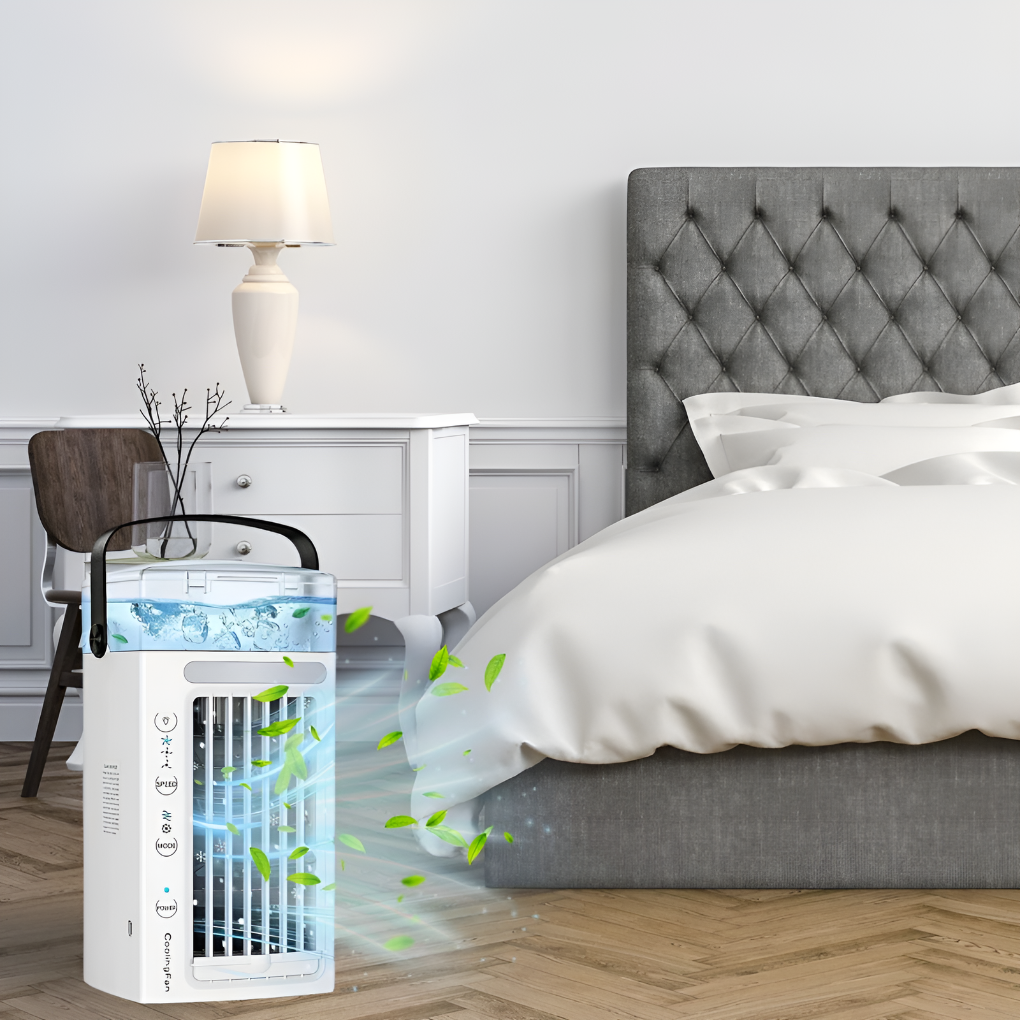 Emeja | Draagbare Mini Luchtkoeler Ventilator met Handvat