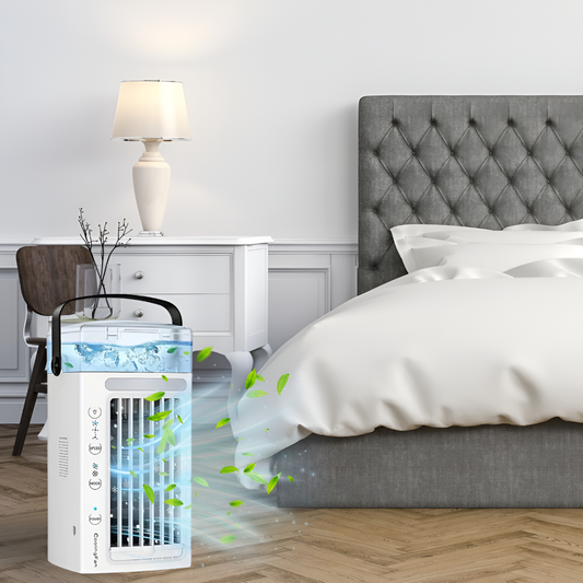 Emeja | Draagbare Mini Luchtkoeler Ventilator met Handvat